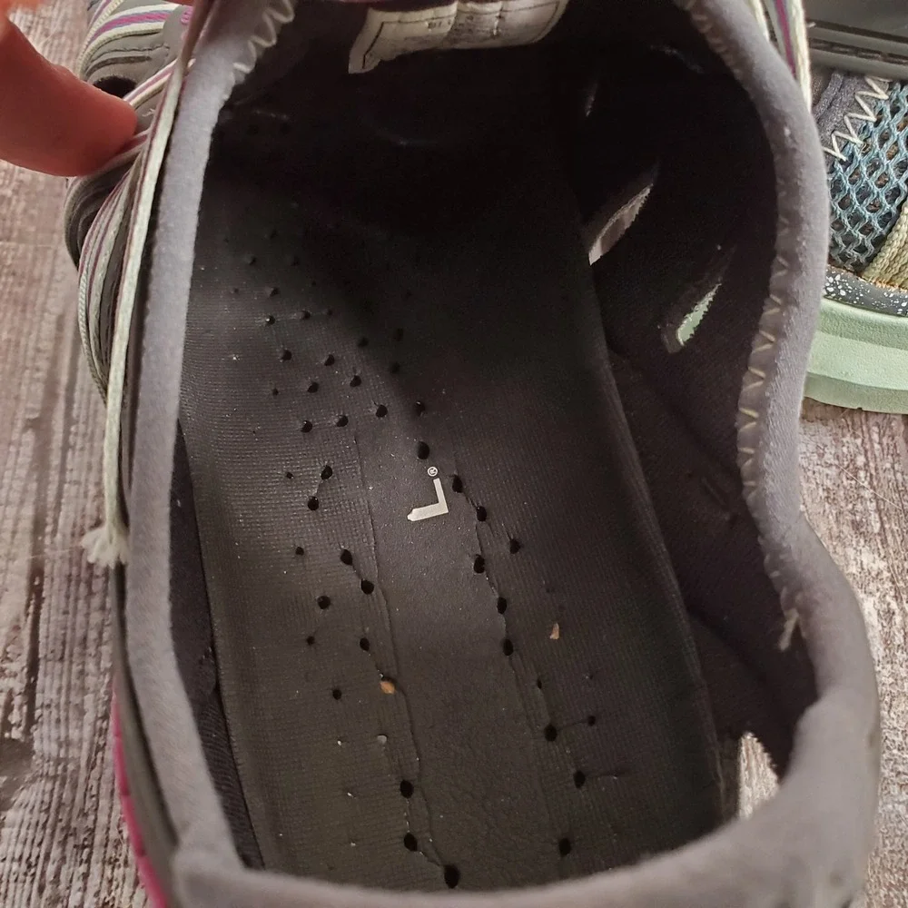 Merrell Women's Choprock Hiking Trail Sandal Running Shoes M Blue Smoke Size 7.5 - Picture 10 of 14
